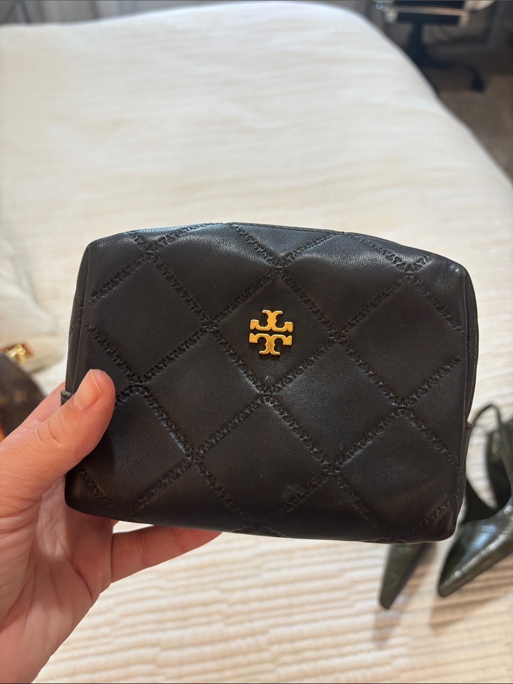 Tory Burch cosmetic pouch